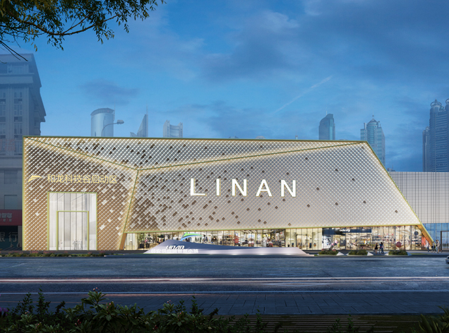 供應鏈小鎮(zhèn)建筑外觀裝修設計